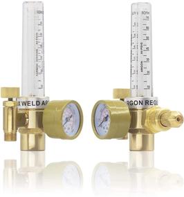 img 3 attached to RX WELD Argon/CO2 Mig Tig Flow Meter Gas Regulator Gauge for Welding with Gas Hose