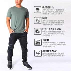 img 2 attached to 🏃 Active Men's Clothing: Litume Control Protection Running Workout