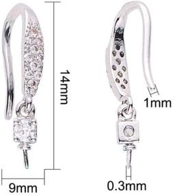 img 3 attached to PH PandaHall Zirconia Earring Platinum