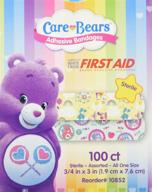 🧸 care bears bandages: first aid supplies - 100 per pack! a safe & colorful healing solution логотип