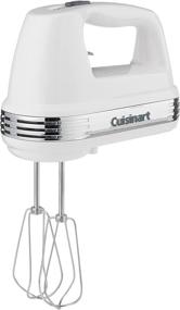 img 4 attached to 🍽️ Cuisinart HM-50 Power Advantage 5-Speed Hand Mixer, White: Efficient Mixing in a Sleek Design