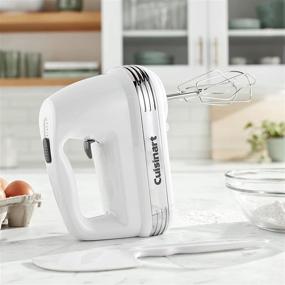 img 1 attached to 🍽️ Cuisinart HM-50 Power Advantage 5-Speed Hand Mixer, White: Efficient Mixing in a Sleek Design