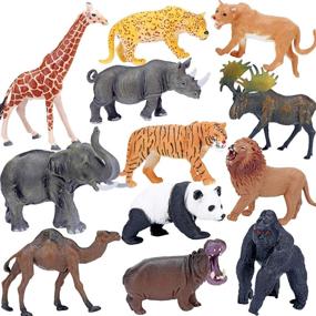 img 4 attached to 🐘 Captivating Realistic Elephant Figurines: Perfect for Toddlers to Explore the Animal Kingdom!