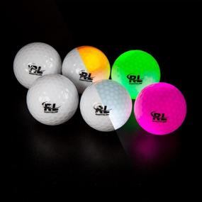 img 2 attached to 🏌️ R&amp;L Glow in The Dark Golf Balls: Super Bright LED Light Up Night Sports Balls