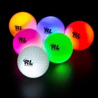 🏌️ r&amp;l glow in the dark golf balls: super bright led light up night sports balls логотип