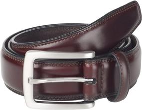 img 4 attached to Sportoli Genuine Leather Classic Stitched Men's Accessories and Belts