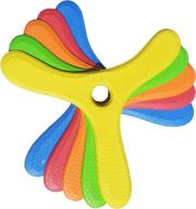 🥝 set of 5 kiwi miniboom foam boomerangs - safe kids boomerang for sale: ideal for light or calm conditions! логотип