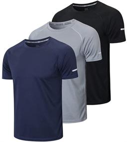 img 4 attached to Cimic Black Athletic Short Sleeve T-shirts 520