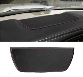 img 4 attached to 🚗 Auovo Dashboard Mat Cover for Ram 1500 2500 3500 - Enhance Pickup Interior with Canyon Brown Trim