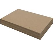 📐 50 sheets of 11 x 17 inch chipboard - 50pt heavy weight brown kraft cardboard for scrapbooking & picture frame backing (.050 caliper thick) - magicwater supply logo