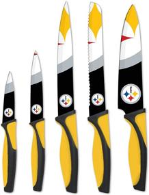 img 3 attached to 🏈 Ножи для кухни Pittsburgh Steelers: приносите дух NFL в ваш кулинарный процесс!