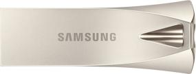 img 4 attached to Samsung BAR Plus 128GB USB 3.1 Flash Drive - 400MB/s - Champagne Silver (MUF-128BE3/AM)