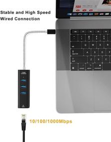img 1 attached to CableCreation Gigabit Ethernet Compatible Chromebook Networking Products for Network Adapters