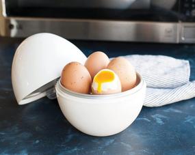 img 2 attached to 🥚 Nordic Ware Microwave Egg Cooker, 4 Capacity, White