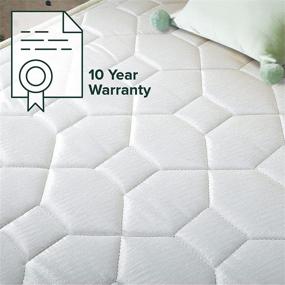 img 1 attached to 🛏️ Zinus Narrow Twin Mattress 6 Inch Foam and Spring / CertiPUR-US Certified Foams / Mattress-in-a-Box, Off White