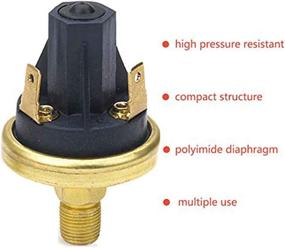 img 3 attached to Enhanced LF20 Pressure Switch with Extended Range and Accurate 10Psi±2Psi Adjustment