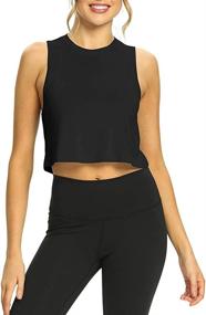 img 4 attached to Mippo Womens Cropped Sleeveless Athletic Outdoor Recreation and Outdoor Clothing