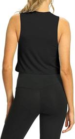img 3 attached to Mippo Womens Cropped Sleeveless Athletic Outdoor Recreation and Outdoor Clothing