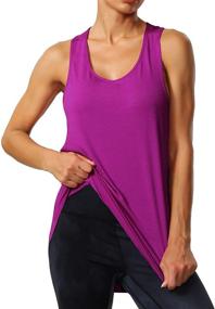 img 2 attached to 🏋️ Cakulo Loose Fit Yoga Tank Tops for Women: Ideal Workout Attire for Long Runs & Gym Sessions