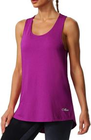 img 3 attached to 🏋️ Cakulo Loose Fit Yoga Tank Tops for Women: Ideal Workout Attire for Long Runs & Gym Sessions