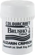 brusho crystal color 15g ализарин малиновый логотип