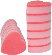 💖 gmicréatifs heart-shaped dual-sided kitchen sponge and scrubber - perfect for dishes, pots & pans, and household cleaning (12 pack) logo