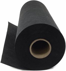 img 1 attached to 🧵 11” x 25 Yard Roll of Black Cut Away Embroidery Stabilizer - 2.5 Ounce, Ideal for Machine Embroidery