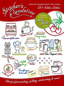 img 2 attached to 🧵 Aunt Martha's Stitchers Revolution Iron On Transfer Set: Kitch'n Stitch'n and Sew Crafty Collection