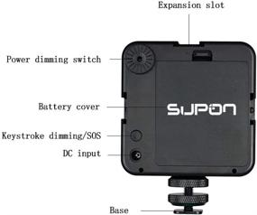 img 2 attached to 📸 SUPON 64 LED Video Light, USB Charger Powered Ultra-Bright Dimmable Continuous Lighting Panel Compatible with Canon Nikon Sony Olympus Fuji Cameras for YouTube Studio Video Outdoors Photography