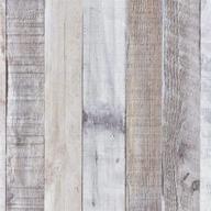 🌿 art3d 17.7"x78.7" grey shiplap peel and stick wallpaper: decorative wood grain vinyl film for furniture, cabinets, countertops, and shelves logo