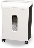 🔒 white limited edition 12-sheet high security microcut paper shredder by goecolife gmw124p-wht logo