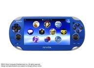 🎮 sony playstation vita wifi sapphire blue, japan edition logo