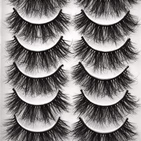 img 2 attached to Premium Eyelashes Natural Crossed Goddvenus