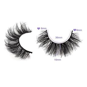 img 3 attached to Premium Eyelashes Natural Crossed Goddvenus