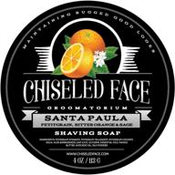 🍊 chiseled face groomatorium's santa paula citrus: exceptional handmade luxury shaving soap logo