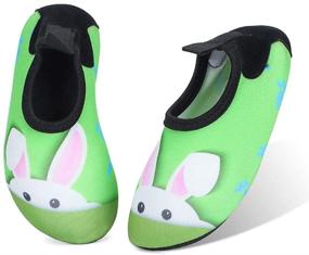 img 4 attached to 🏖️ ESTAMICO Kids Water Shoes - Toddler Beach Lightweight Quick Dry Skin Barefoot Sports Swim Aqua Socks - Boys Girls