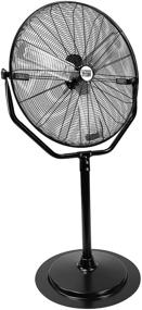 img 4 attached to 💨 Maxx Air Extreme Power Industrial Pedestal Fan - Heavy Duty 30-inch Stand Fan with 4800 CFM