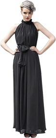 img 1 attached to 👗 VSVO Women's Clothing - Sleeveless Chiffon Dresses for Every Occasion