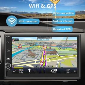 img 1 attached to Android Double Din Stereo Bluetooth GPS, Finders & Accessories