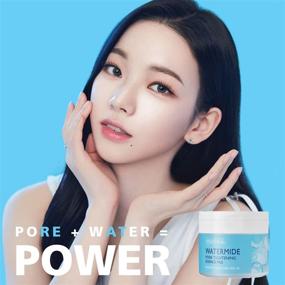 img 3 attached to 🌊 MEDIHEAL Watermide Pore Tightening Essence Pad: Nourishing and Hydrating Exfoliating Pads with Sea Water and Ceramide – 50 Sheets