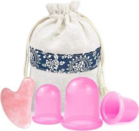 img 4 attached to Cupping Therapy Silicone Cellulite Massager Wellness & Relaxation in Massage Tools & Equipment