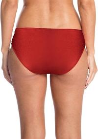 img 3 attached to 👙 Blue Ocean Women's Swimwear Ruched Bikini Bottom - Enhanced SEO