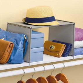 img 3 attached to Lynk Vela Closet Organizer Extra Shelf-Platinum: Enhance Your Closet Space Efficiency!