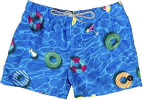 img 4 attached to 🩳 Swimwear for Boys: MOLOKAI SURF Elastic Drawstring Lifeguard Clothing