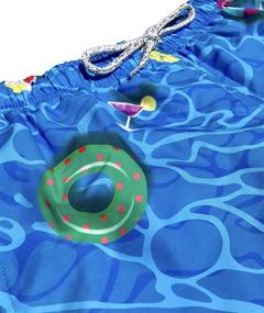 img 3 attached to 🩳 Swimwear for Boys: MOLOKAI SURF Elastic Drawstring Lifeguard Clothing