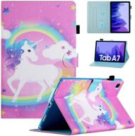 🦄 fancity samsung galaxy tab a7 10.4 2020 case - protective tablet stand case with auto sleep/wake for galaxy tab a7 10.4" 2020 (sm-t500/t505/t507) - angle unicorn design logo