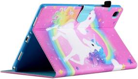 img 2 attached to 🦄 Fancity Samsung Galaxy Tab A7 10.4 2020 Case - Protective Tablet Stand Case with Auto Sleep/Wake for Galaxy Tab A7 10.4" 2020 (SM-T500/T505/T507) - Angle Unicorn Design