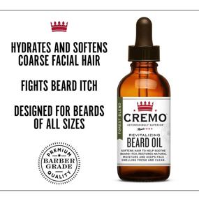 img 2 attached to 🌲 Cremo Forest Blend Revitalizing Beard Oil | Moisture Restoration, Softening & Itch Reduction | For All Beard Lengths | 1 Oz