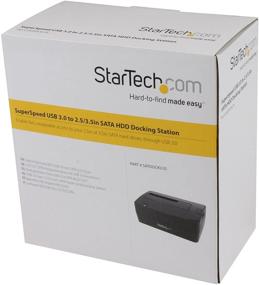 img 1 attached to 🖥️ StarTech.com SATA Dock - SuperSpeed USB 3.0 HDD Docking Station for 2.5/3.5 Hard Drives - Black, 1 Bay