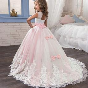 img 2 attached to 👑 Expensive Elegance: NNJXD Princess Pageant Wedding Dresses – Girls' Clothing fit for Royalty!
